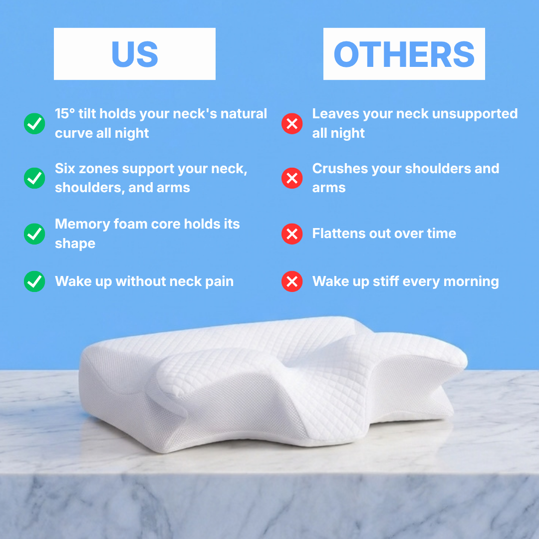 Nerio Pillow - Wake Up Rested and Pain-Free