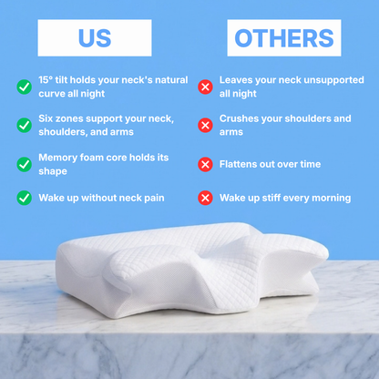 Nerio Pillow - Wake Up Rested and Pain-Free